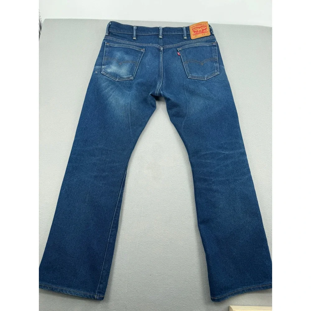 Levis 517 Bootcut Jeans Mens 36x32 Blue Denim Western Americana Medium Wash